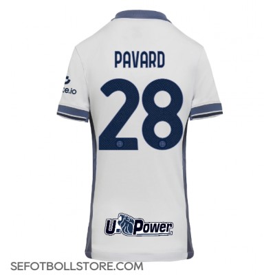 Inter Milan Benjamin Pavard #28 Replika Bortatröja Dam 2024-25 Kortärmad Inter Milan Benjamin Pavard #28 Replika Bortatröja Dam 2024-25 Kortärmad